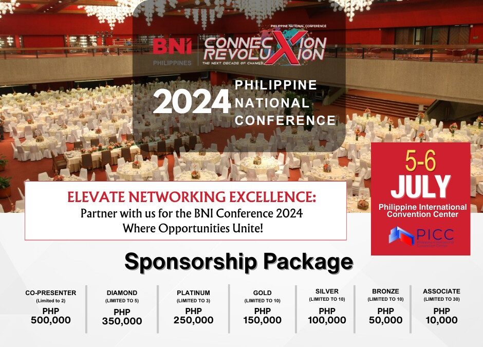 Why Sponsor at the 2024 Philippine National Conference?